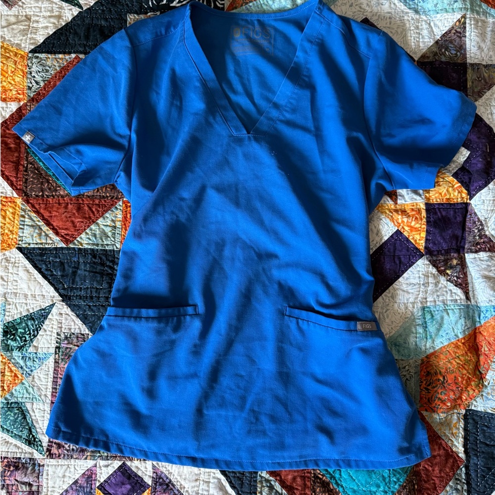 Figs Casma three pocket scrub top